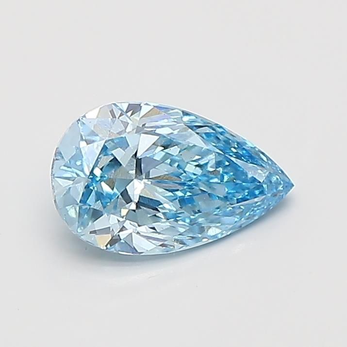 0.96 CT Fancy Vivid Blue PEAR