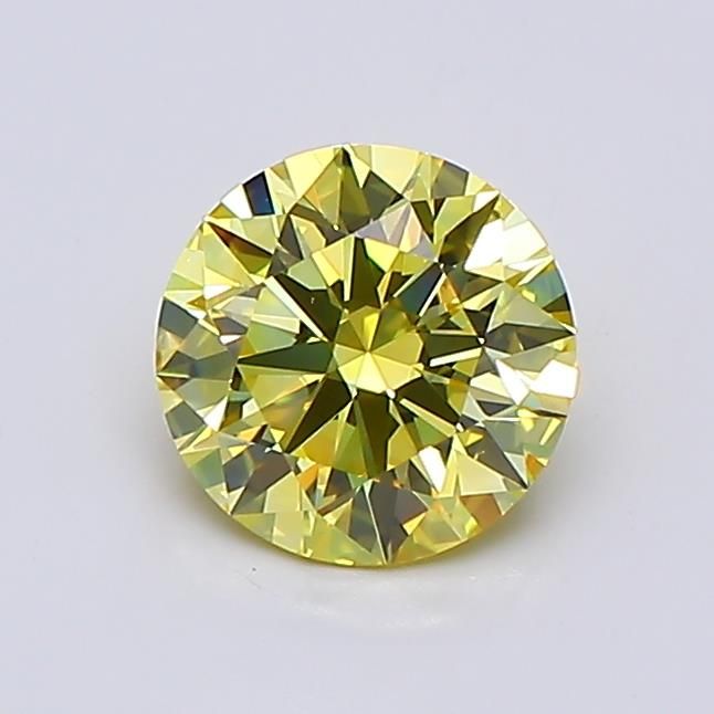 0.92 CT Fancy Intense Yellow ROUND