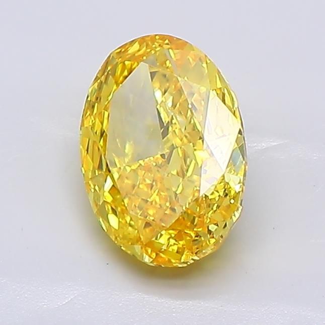 1.33 CT Fancy Vivid Yellow OVAL