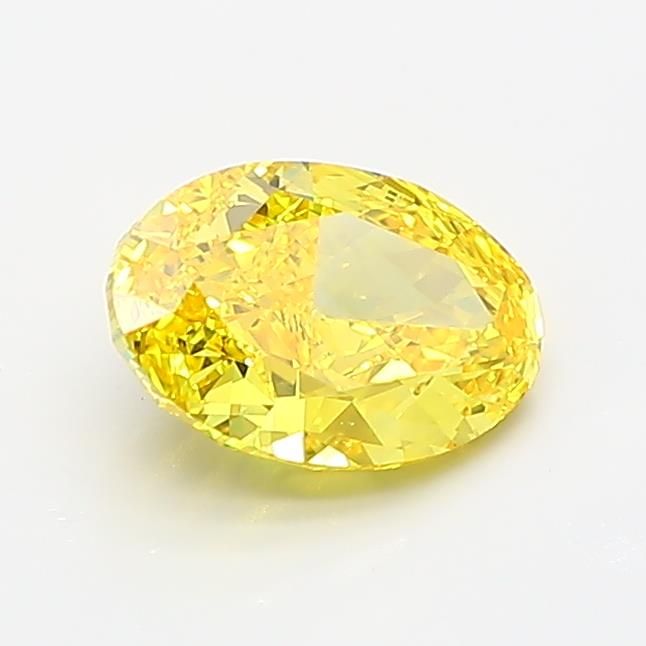 1.08 CT Fancy Vivid Yellow OVAL