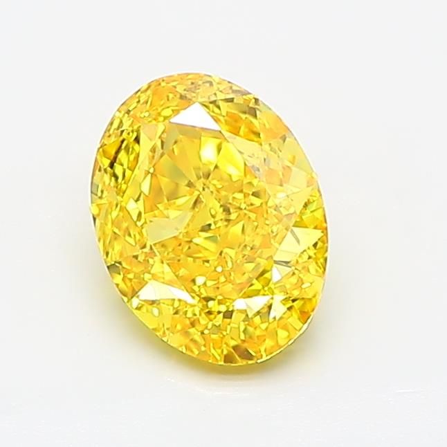 1.07 CT Fancy Vivid Yellow OVAL