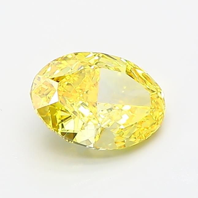 1.06 CT Fancy Vivid Yellow OVAL