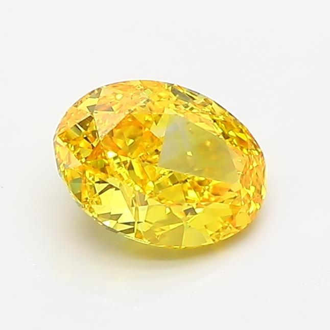 1.06 CT Fancy Vivid Yellow OVAL