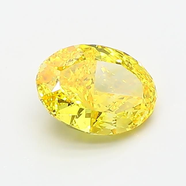 1.04 CT Fancy Vivid Yellow OVAL