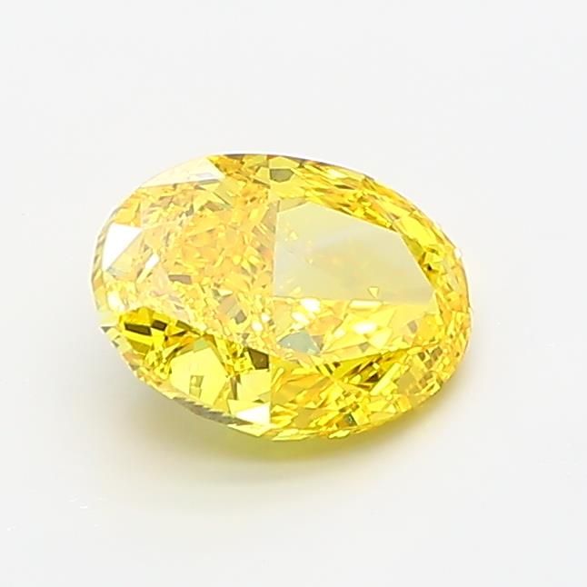 1.03 CT Fancy Vivid Yellow OVAL