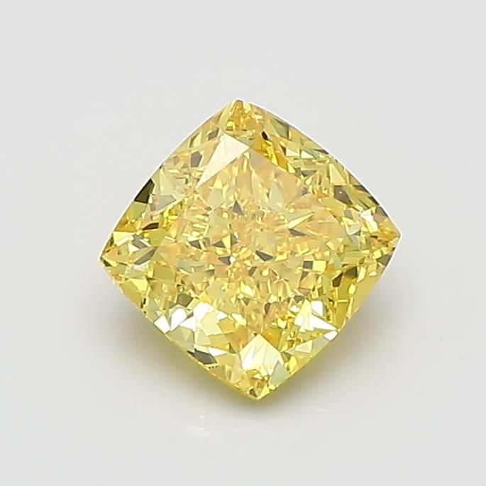 1.16 CT Fancy Vivid Yellow CUSHION MODIFIED