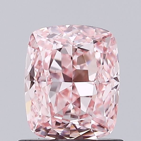 1.03 CT Fancy Vivid Pink CUSHION BRILLIANT