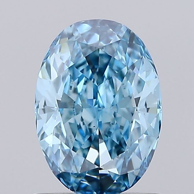 1.06 CT Fancy Vivid Blue OVAL