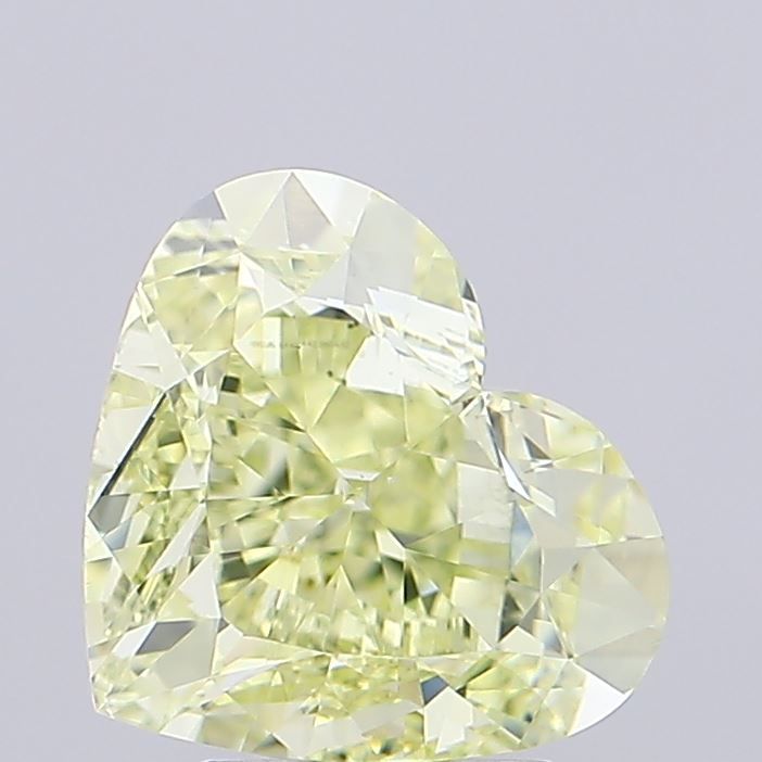 Diament 3.02 ct Fancy Greenish Yellow/VS2