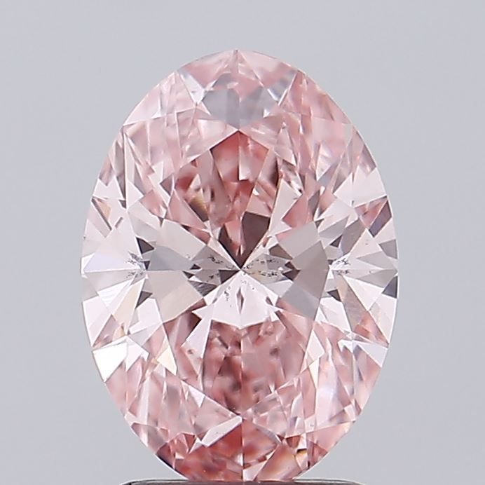 2.03 CT Fancy Vivid Pink OVAL