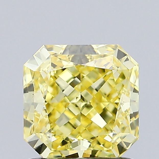 1.14 CT Fancy Intense Yellow SQUARE RADIANT
