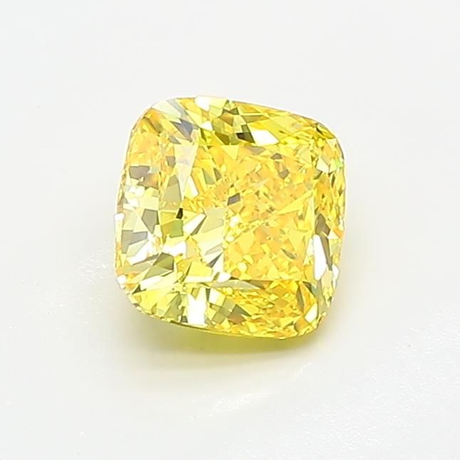 1.01 CT Fancy Intense Yellow CUSHION MODIFIED