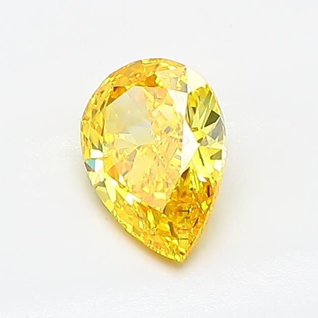 0.77 CT Fancy Vivid Yellow PEAR