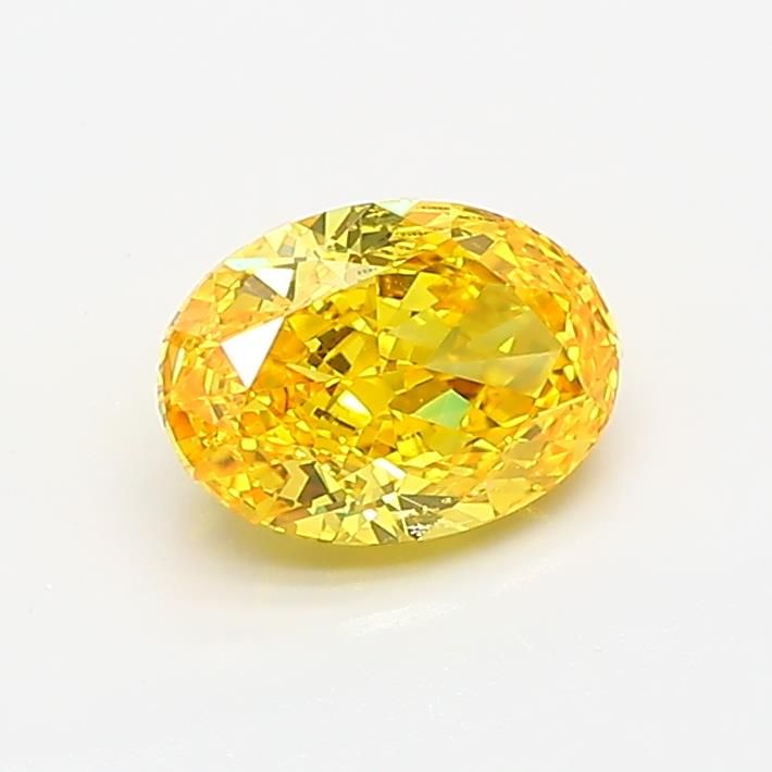 1.06 CT Fancy Vivid Yellow OVAL
