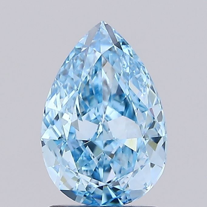2.04 CT Fancy Vivid Blue PEAR