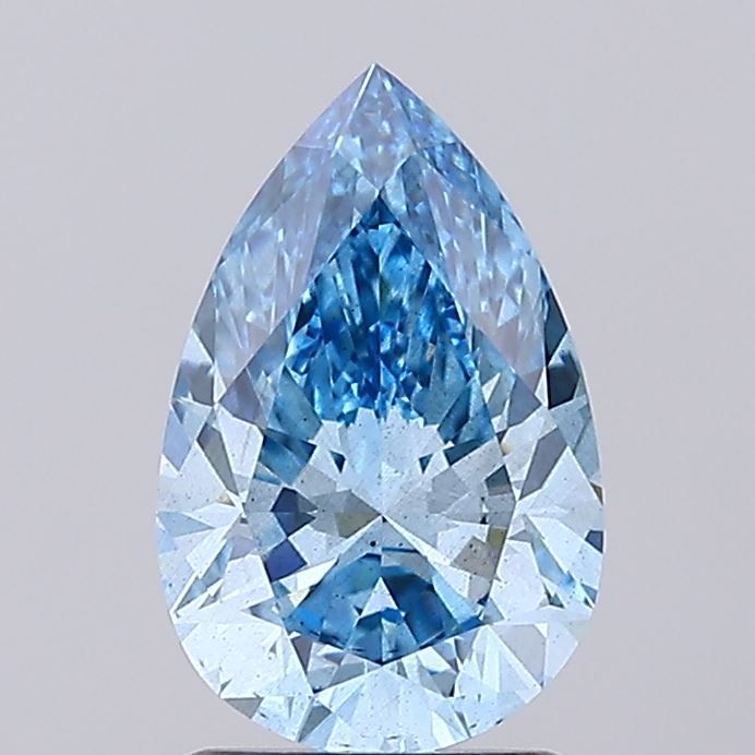 1.8 CT Fancy Vivid Blue PEAR