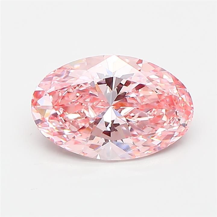 1.49 CT Fancy Vivid Pink OVAL