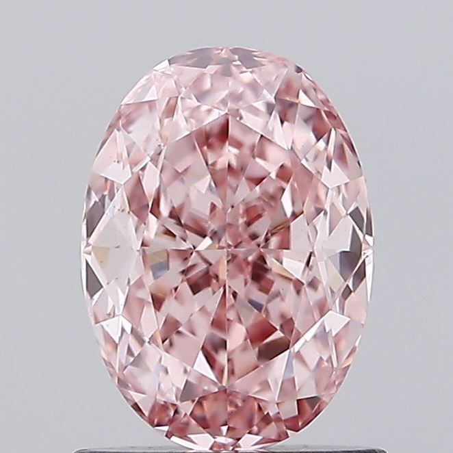 1.09 CT Fancy Intense Pink OVAL
