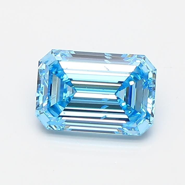 0.92 CT Fancy Vivid Blue EMERALD