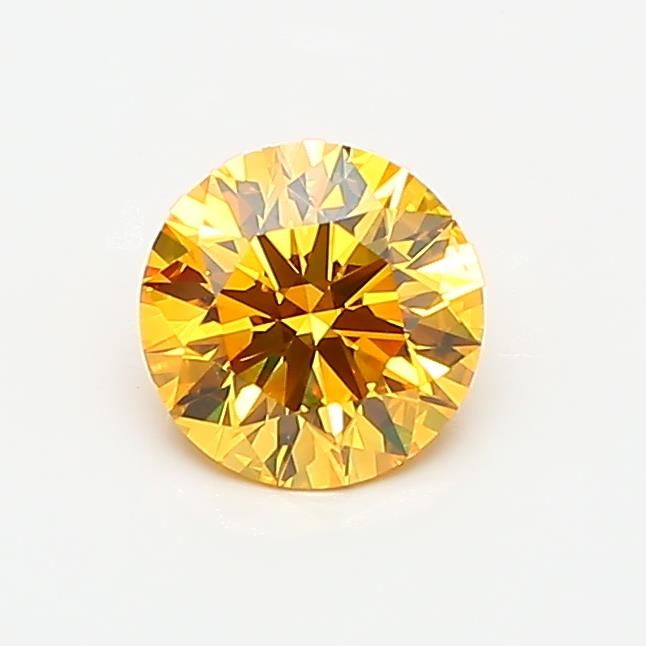 0.7 CT Fancy Vivid Yellow ROUND