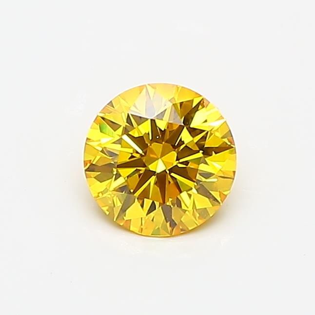 0.52 CT Fancy Vivid Yellow ROUND