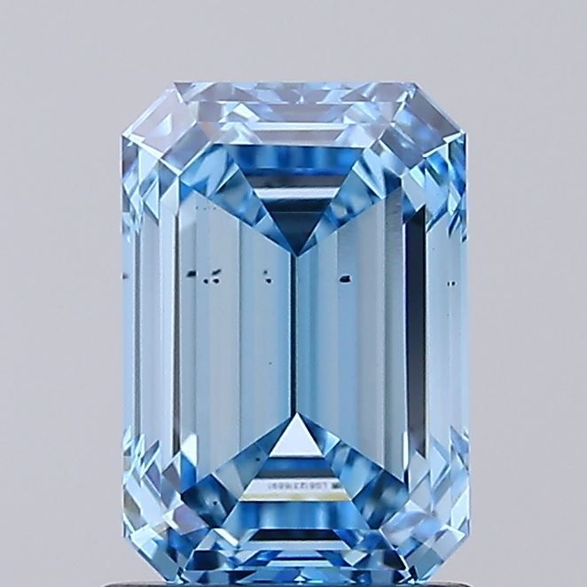 1.62 CT Fancy Vivid Blue EMERALD