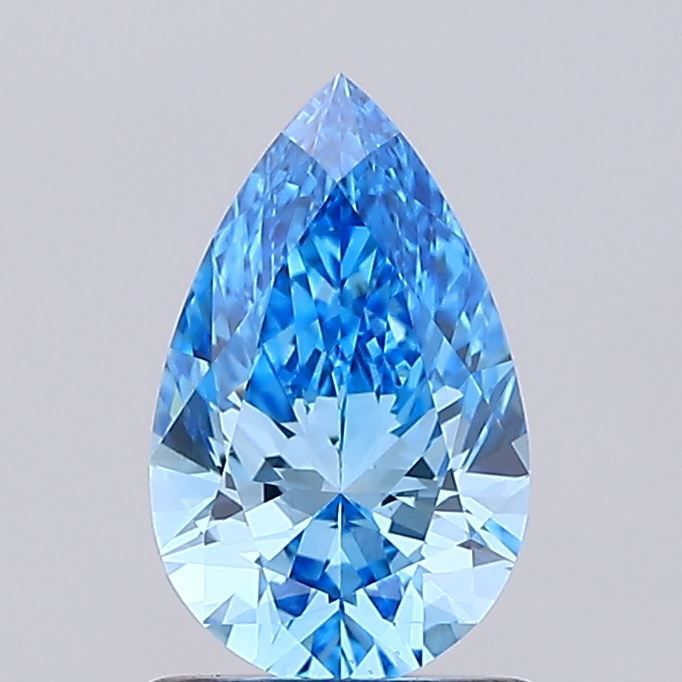 1.03 CT Fancy Vivid Blue PEAR