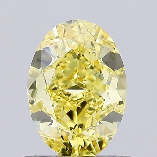 1.0 CT Fancy Intense Yellow OVAL