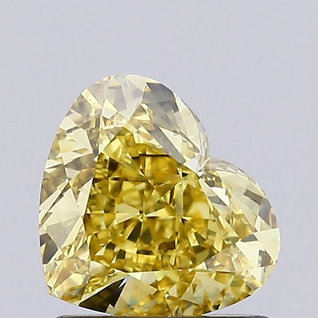 1.16 CT Fancy Intense Yellow HEART