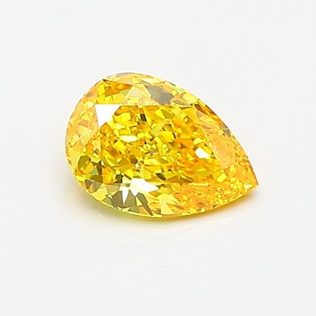 0.59 CT Fancy Vivid Yellow PEAR