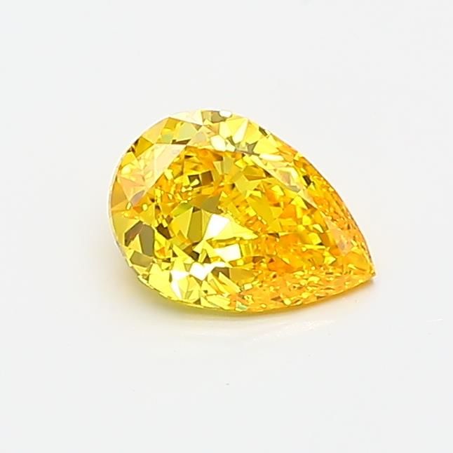 0.54 CT Fancy Vivid Yellow PEAR