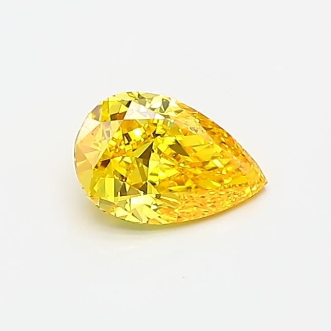 0.46 CT Fancy Vivid Yellow PEAR