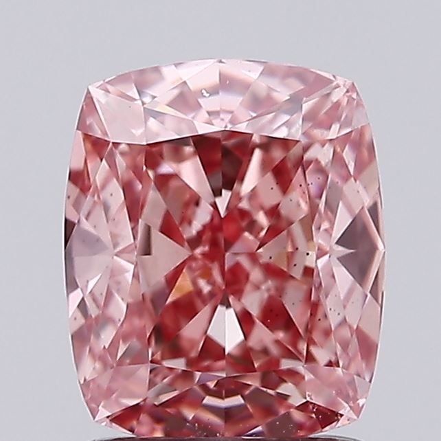 1.6 CT Fancy Vivid Pink CUSHION BRILLIANT
