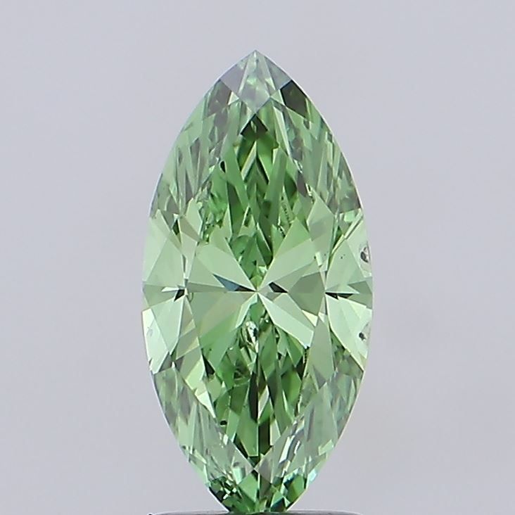 2.01 CT Fancy Vivid Green MARQUISE