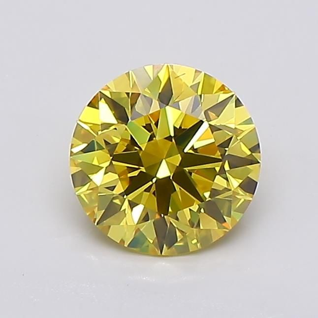 0.98 CT Fancy Vivid Yellow ROUND