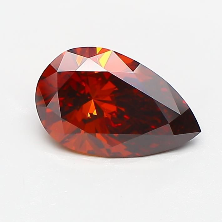 1.04 CT Fancy Brownish Orange PEAR