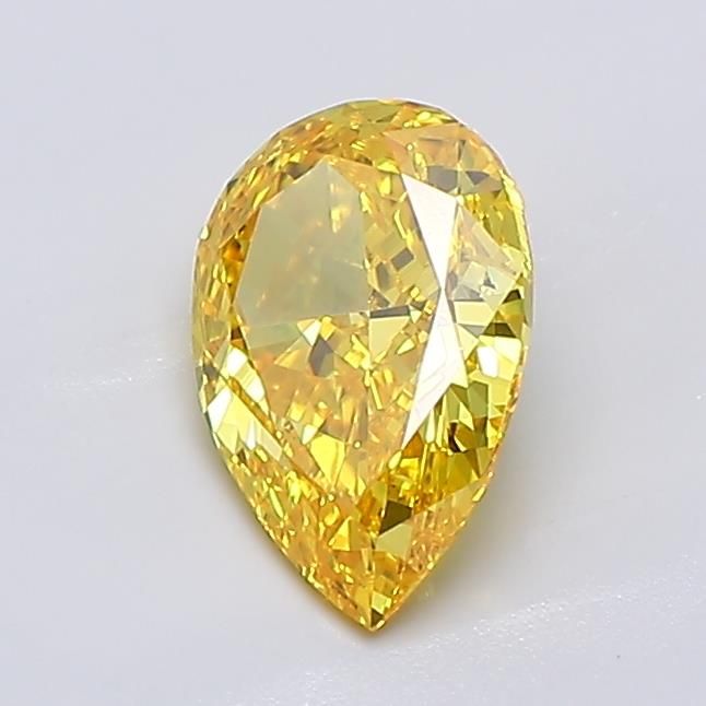 1.06 CT Fancy Vivid Yellow PEAR