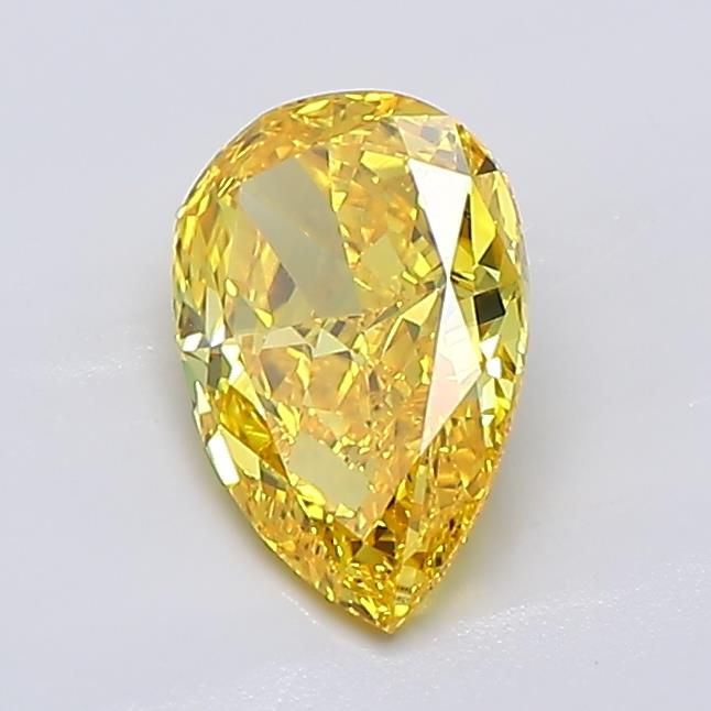 1.05 CT Fancy Vivid Yellow PEAR