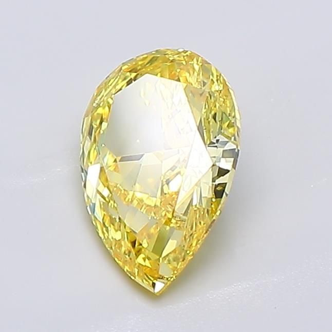 1.04 CT Fancy Vivid Yellow PEAR