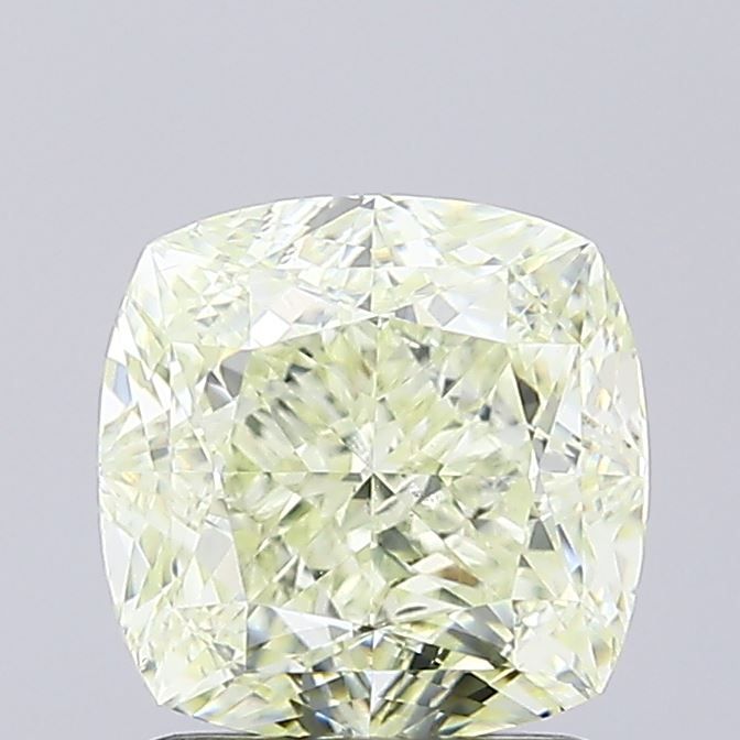 Diament 2.01 ct Fancy Light Greenish Yellow/SI1