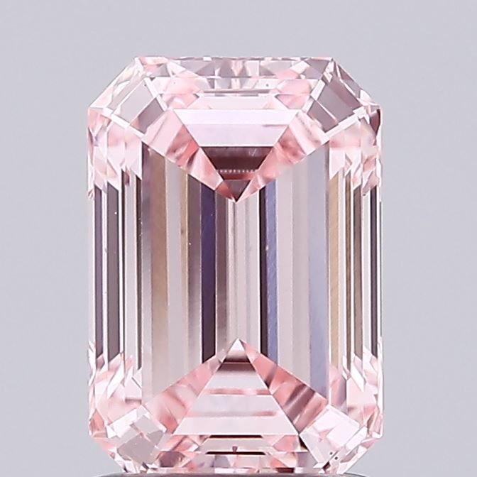 1.53 CT Fancy Intense Pink EMERALD