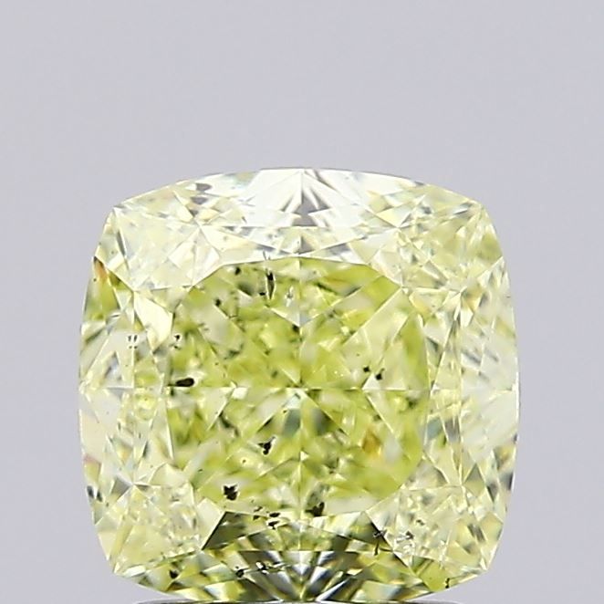 Diament 2.03 ct Fancy Greenish Yellow/SI2