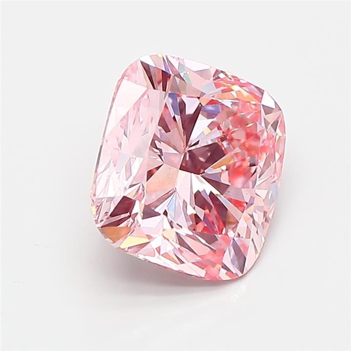 2.05 CT Fancy Intense Pink CUSHION MODIFIED