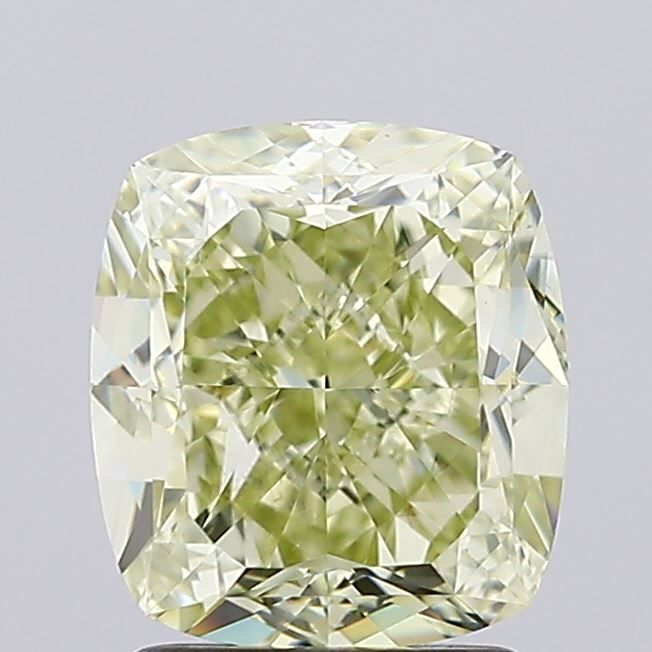 Diament 2.51 ct Fancy Grayish Yellowish Green/VS2