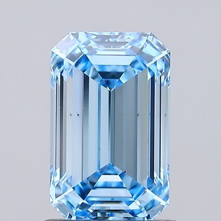1.09 CT Fancy Vivid Blue EMERALD