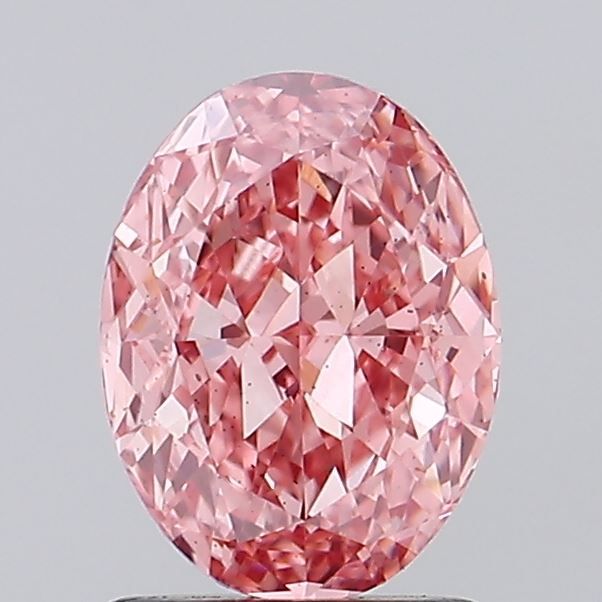 1.35 CT Fancy Vivid Pink OVAL
