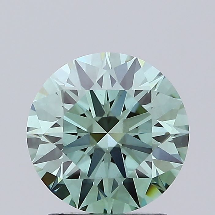 1.55 CT Fancy Vivid Green ROUND