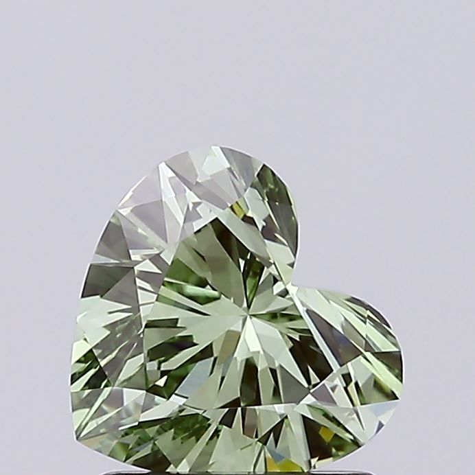 1.11 CT Fancy Intense Green HEART