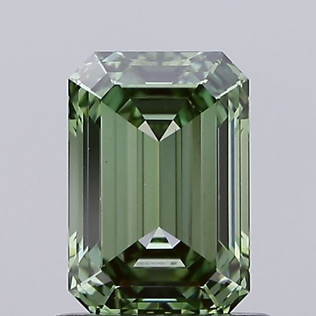 1.01 CT Fancy Vivid Green EMERALD