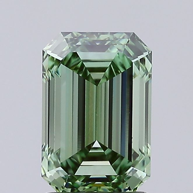 1.24 CT Fancy Vivid Green EMERALD